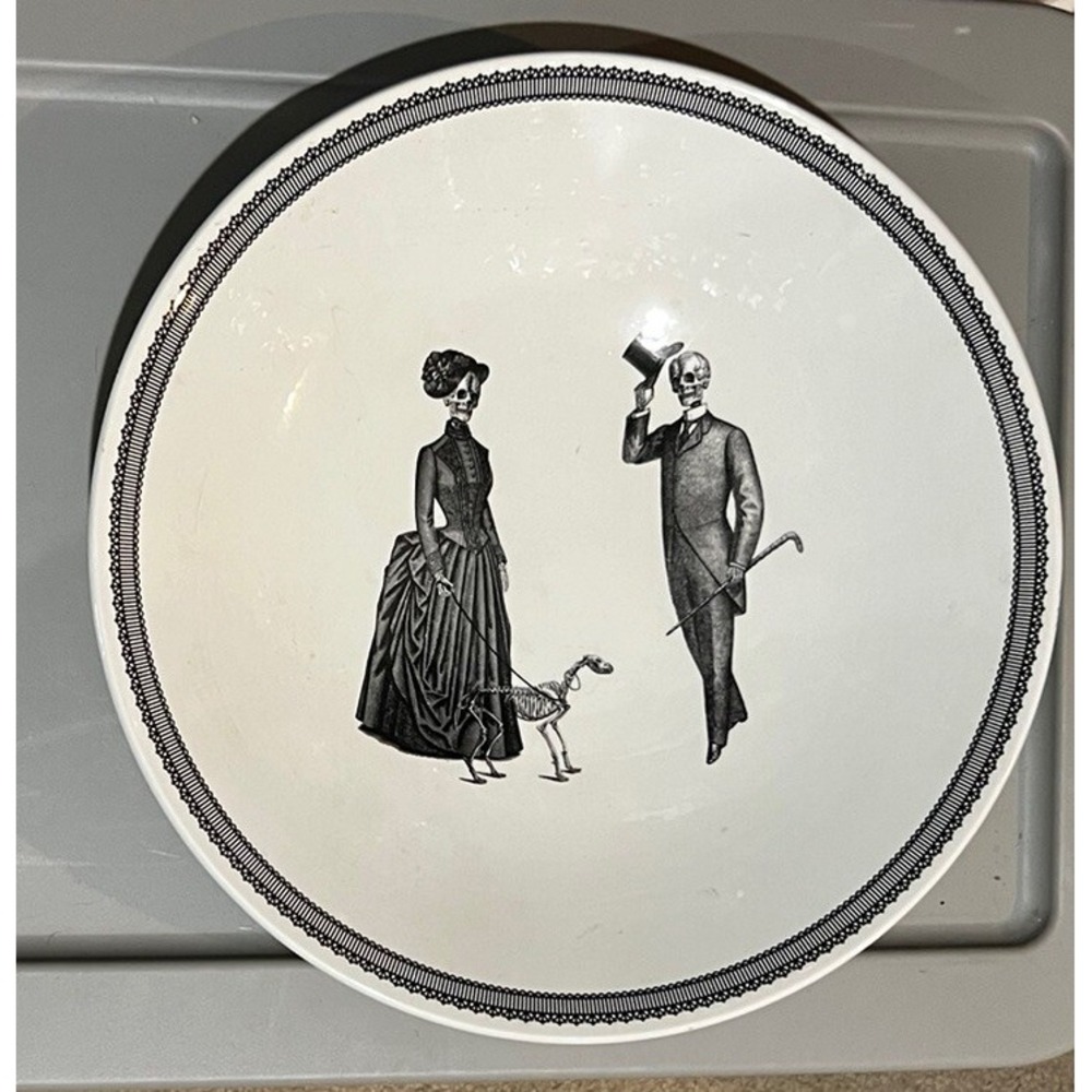 Royal Stafford Skeleton Halloween Large Bowl